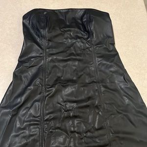 Leather Mini Dress